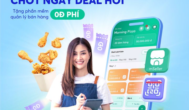 MB tặng phần mềm quản lý bán hàng mSeller cho khách hàng