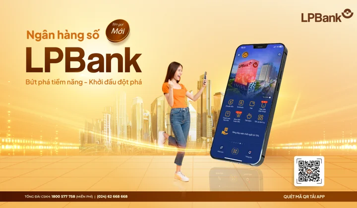 Nền tảng ngân hàng số LienViet24h đổi tên thành LPBank