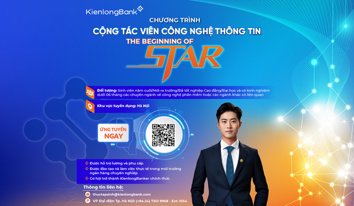 KienlongBank chiêu mộ nhân tài khối Công nghệ thông tin