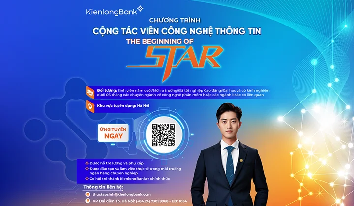 KienlongBank chiêu mộ nhân tài khối Công nghệ thông tin