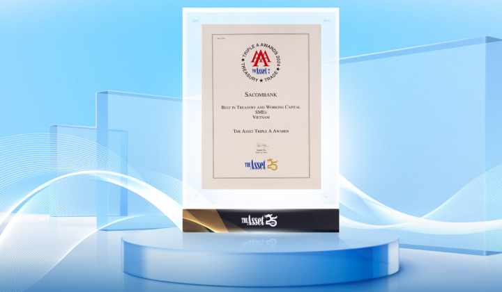 Sacombank nhận giải thưởng The Asset Triple A