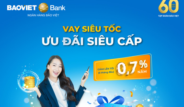 BAOVIET Bank dành 300 tỷ đồng cho doanh nghiệp vay ưu đãi lãi suất từ 6,5%/năm