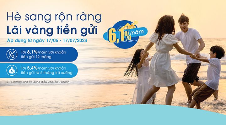 OceanBank triển khai chương trình tiết kiệm ưu đãi lãi suất tới 6,1%/năm