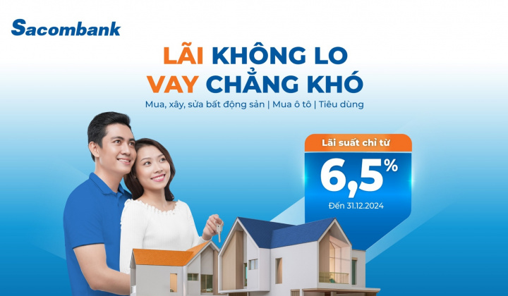 Sacombank tung gói vay 10.000 tỷ đồng hỗ trợ người dân phục vụ đời sống