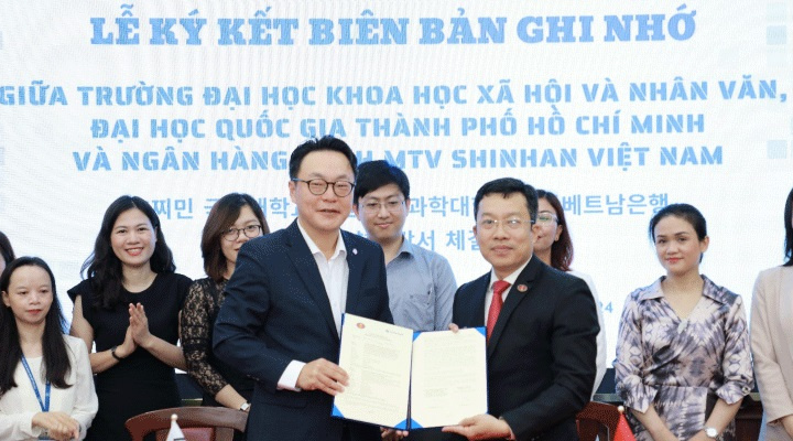 Shinhan Bank hợp tác chiến lược với trường Đại học Khoa học Xã hội và Nhân văn