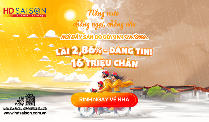 HD SAISON ra mắt gói vay gia đình với lãi suất 2,86%/tháng