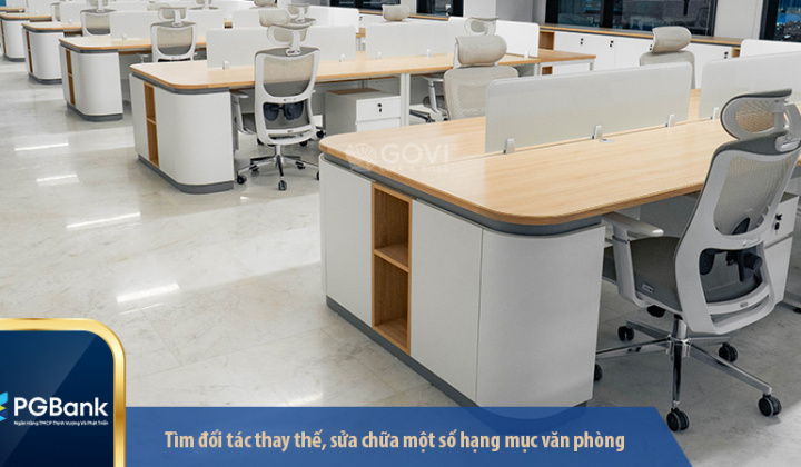 PGBank tìm nhà thầu sửa chữa văn phòng làm việc