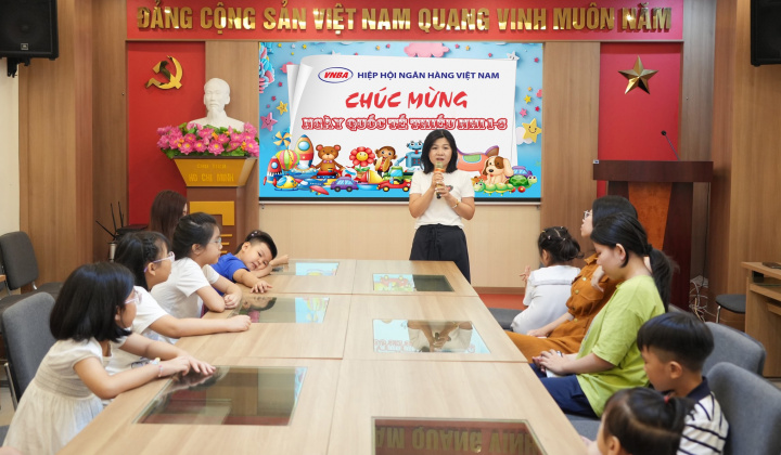VNBA tổ chức vui Tết Thiếu nhi 1/6 cho con em cán bộ, nhân viên Cơ quan Thường trực