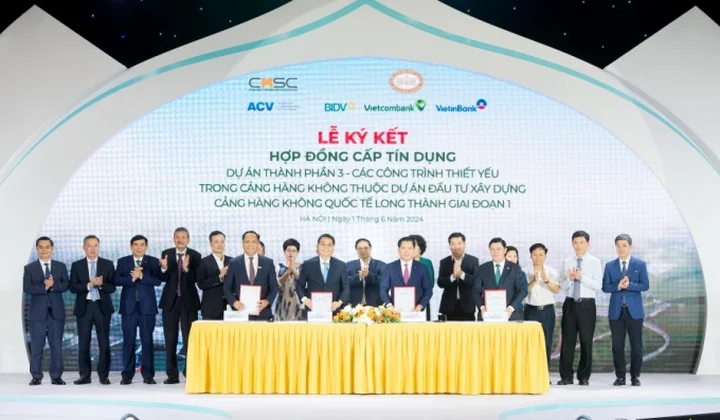 Vietcombank cấp tín dụng 1 tỷ USD dự án sân bay Long Thành
