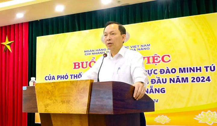Phó Thống đốc Đào Minh Tú làm việc với ngành Ngân hàng Đà Nẵng về công tác tín dụng