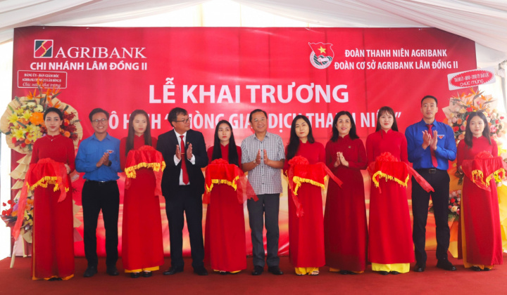 Agribank Lâm Đồng II khai trương Mô hình Phòng giao dịch Thanh niên