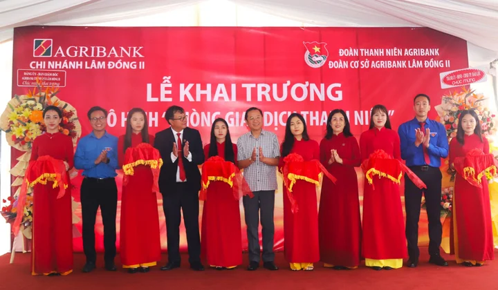Agribank Lâm Đồng II khai trương Mô hình Phòng giao dịch Thanh niên