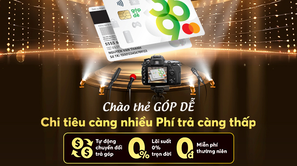 FE CREDIT ra mắt thẻ tín dụng quốc tế FE CREDIT MasterCard Góp dễ