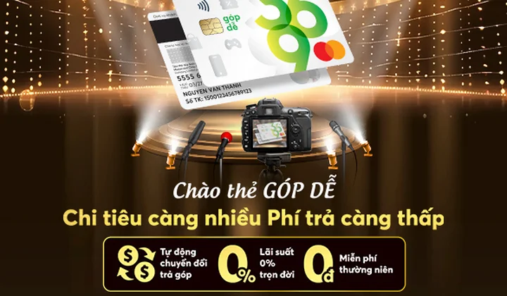 FE CREDIT ra mắt thẻ tín dụng quốc tế FE CREDIT MasterCard Góp dễ