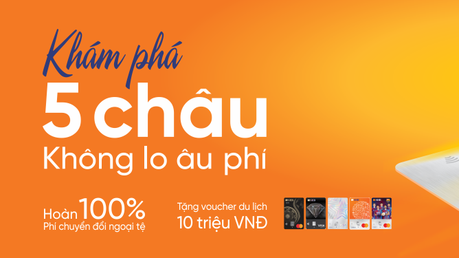 SHB ưu đãi cho chủ thẻ tín dụng quốc tế chi tiêu tại nước ngoài