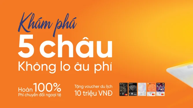 SHB ưu đãi cho chủ thẻ tín dụng quốc tế chi tiêu tại nước ngoài