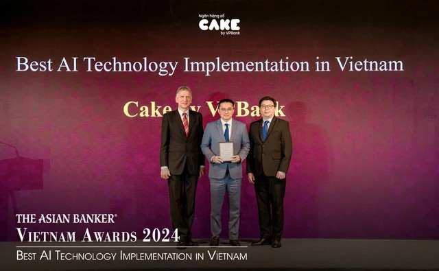 Ngân hàng số Cake nhận giải thưởng Ngân hàng AI tốt nhất của The Asian Banker