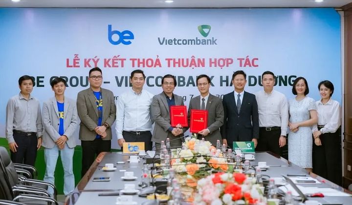 Vietcombank Hải Dương và Be Group ký kết thỏa thuận hợp tác