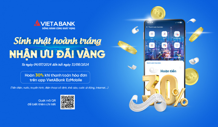 VietABank tri ân khách hàng dịp kỷ niệm 21 năm ngày thành lập