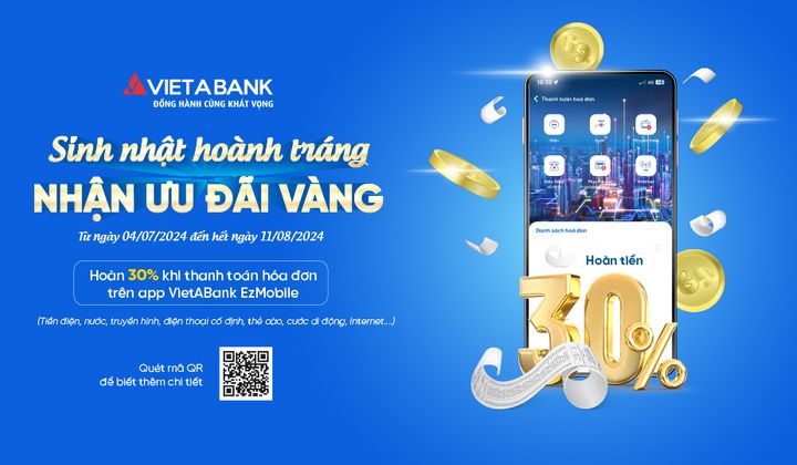 VietABank tri ân khách hàng dịp kỷ niệm 21 năm ngày thành lập