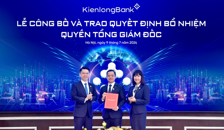 Ông Trần Hồng Minh giữ chức quyền Tổng Giám đốc KienlongBank