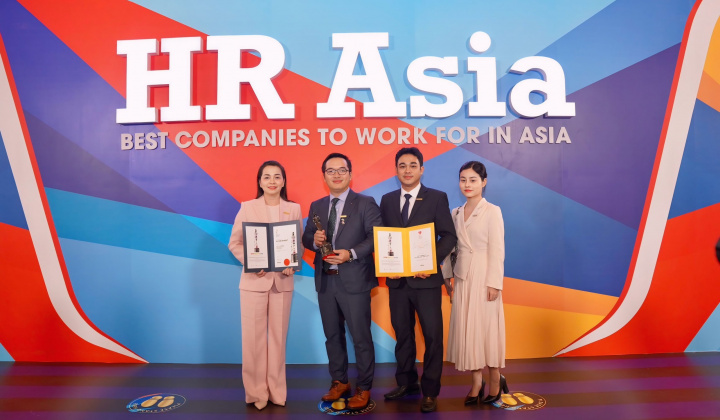Nam A Bank nhận giải thưởng “Nơi làm việc tốt nhất Châu Á - Best Company To Work For In Asia 2024”