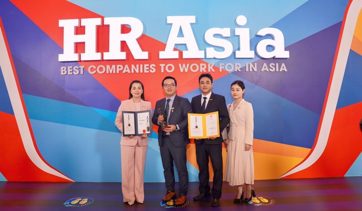 Nam A Bank nhận giải thưởng “Nơi làm việc tốt nhất Châu Á - Best Company To Work For In Asia 2024”