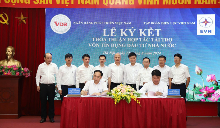 VDB và EVN hợp tác tài trợ vốn tín dụng đầu tư của Nhà nước