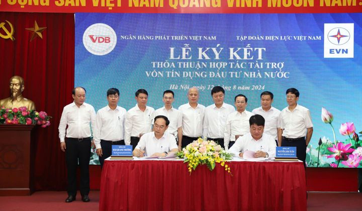 VDB và EVN hợp tác tài trợ vốn tín dụng đầu tư của Nhà nước