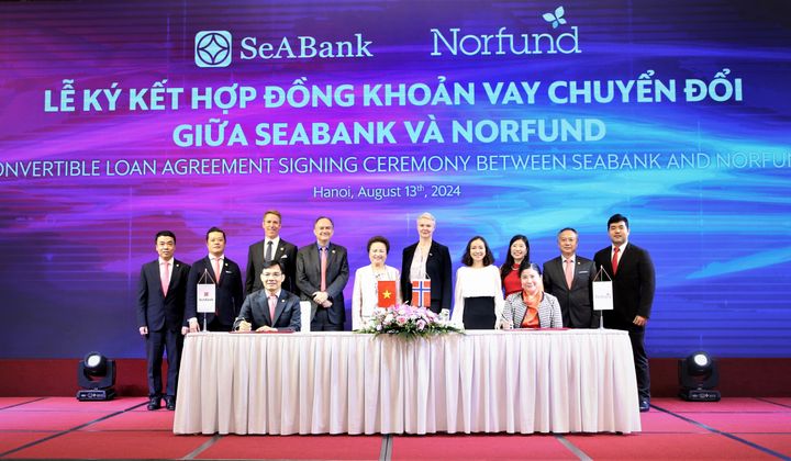 SeABank nhận thêm khoản vay chuyển đổi 30 triệu USD từ Norfund