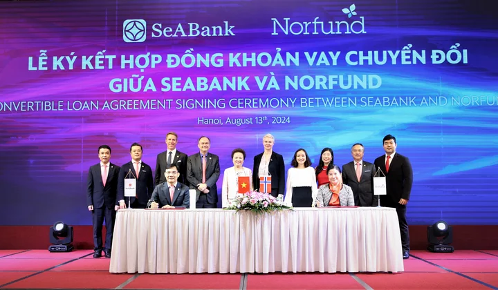SeABank nhận thêm khoản vay chuyển đổi 30 triệu USD từ Norfund