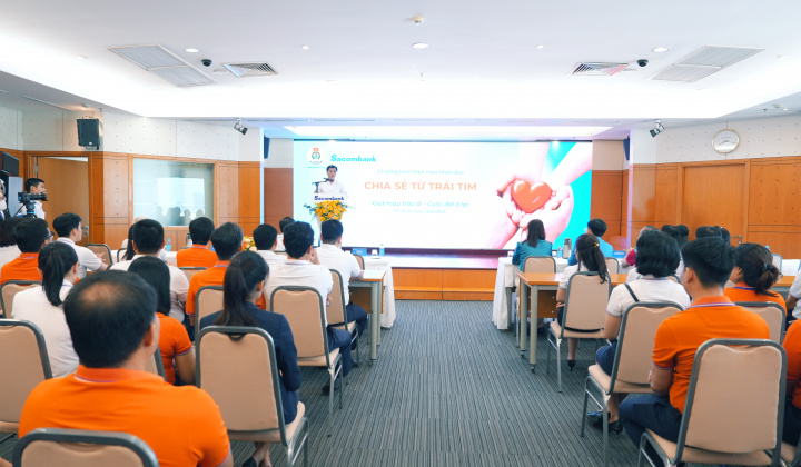 Sacombank tổ chức chương trình hiến máu lần thứ 12