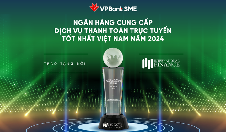 VPBank là ngân hàng cung cấp dịch vụ thanh toán trực tuyến tốt nhất Việt Nam năm 2024