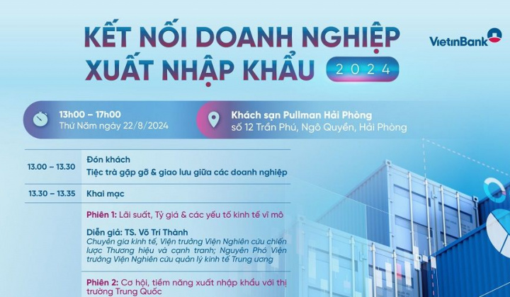 VietinBank kết nối doanh nghiệp xuất nhập khẩu
