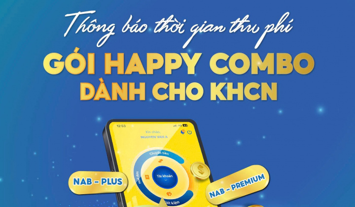 Nam A Bank thu phí duy trì số dư bình quân tối thiểu dành cho khách hàng cá nhân