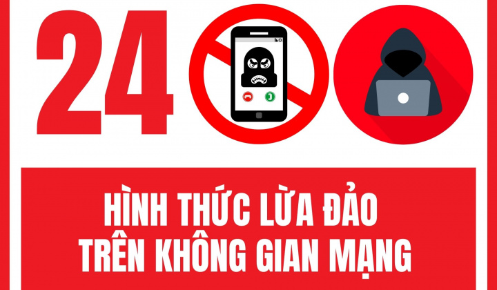 Cảnh báo 24 hình thức lừa đảo trên không gian mạng