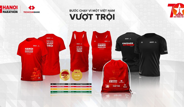 Giải Marathon Quốc tế Hà Nội Techcombank ra mắt race kit phiên bản đặc biệt