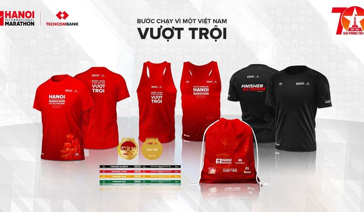 Giải Marathon Quốc tế Hà Nội Techcombank ra mắt race kit phiên bản đặc biệt