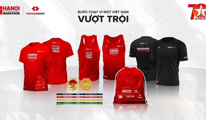 Giải Marathon Quốc tế Hà Nội Techcombank ra mắt race kit phiên bản đặc biệt
