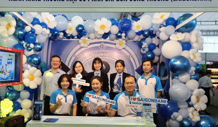 SaiGonBank đồng hành ngày hội kết nối thương hiệu