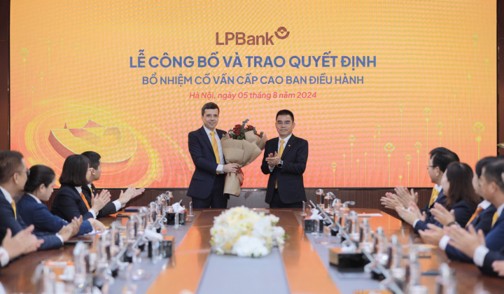 LPBank bổ nhiệm ông Loic Faussier làm Cố vấn Cấp cao Ban Điều hành
