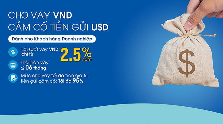 OceanBank cho khách hàng doanh nghiệp vay VND lãi suất chỉ từ 2,5%