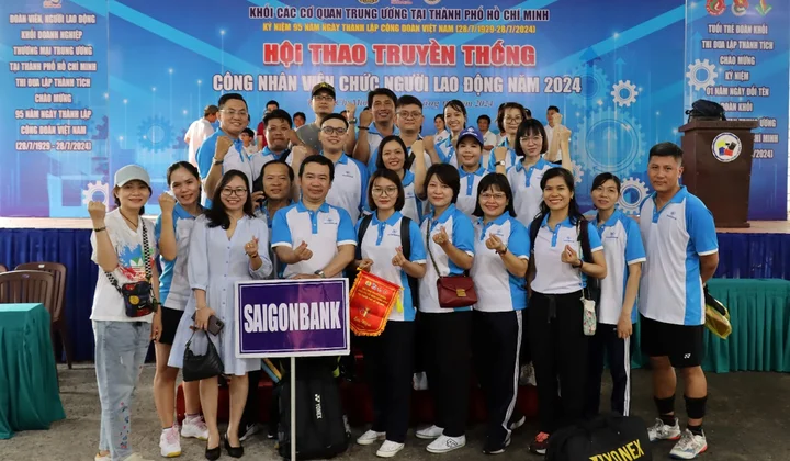 SaiGonBank tham gia hội thao truyền thống năm 2024 tại TP. Hồ Chí Minh