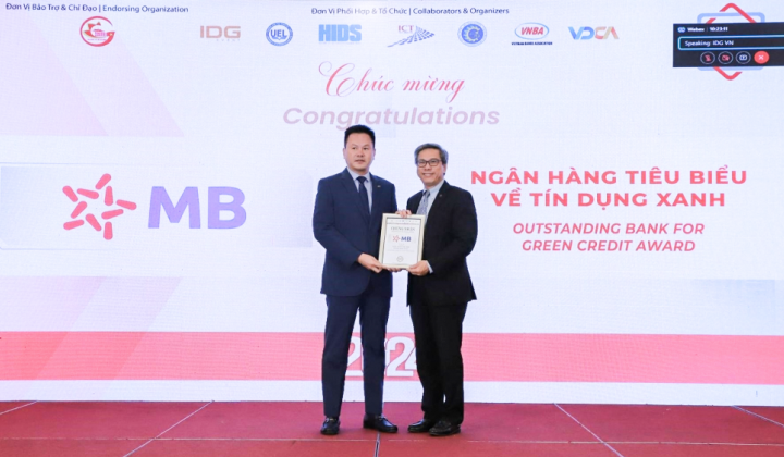 MB được vinh danh "Ngân hàng Việt Nam tiêu biểu 2024"