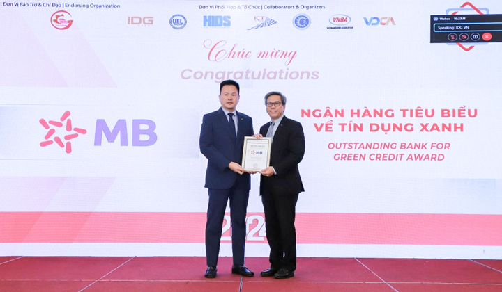 MB được vinh danh "Ngân hàng Việt Nam tiêu biểu 2024"