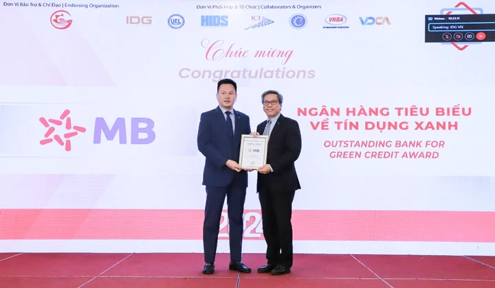 MB được vinh danh "Ngân hàng Việt Nam tiêu biểu 2024"
