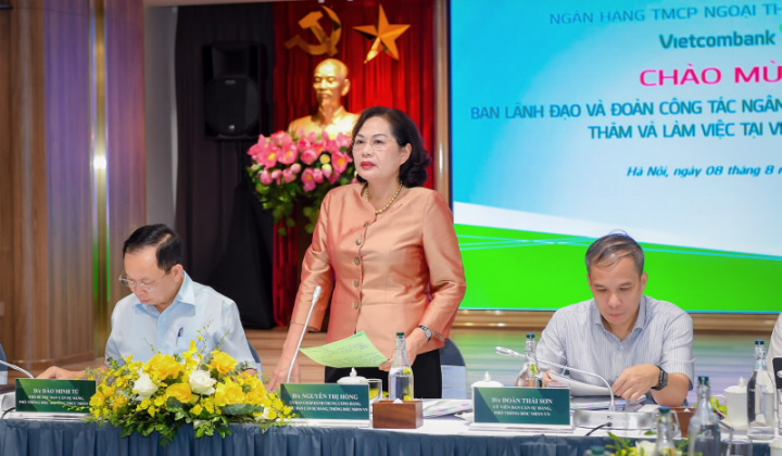 Ban Lãnh đạo NHNN làm việc với cán bộ chủ chốt Vietcombank