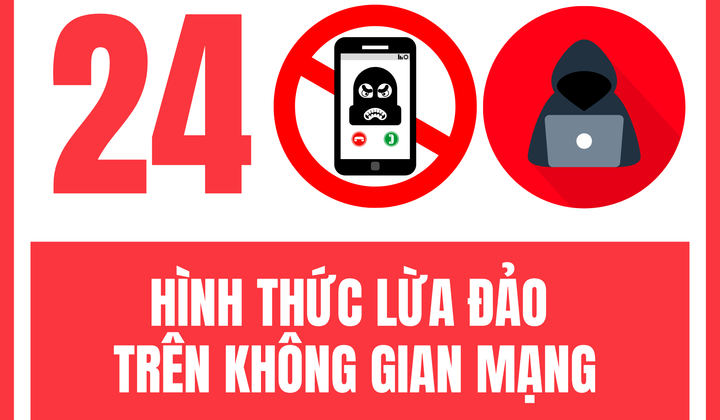 Warning about 24 types of fraud in cyberspace