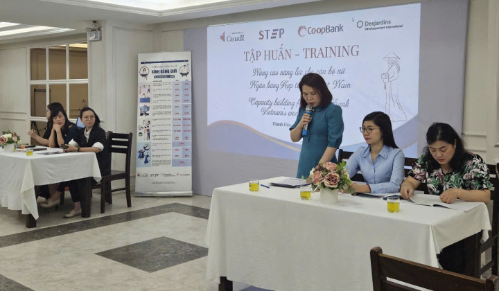 Co-opBank tổ chức tập huấn nâng cao năng lực cho nữ cán bộ