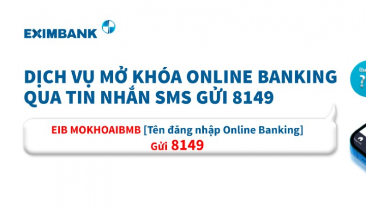 Eximbank thêm 2 tính năng mới cho hệ thống Online Banking